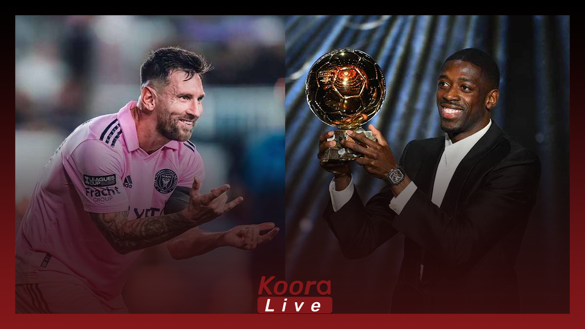 Dembele reveals details of Messi’s message to him after winning the Ballon d’Or